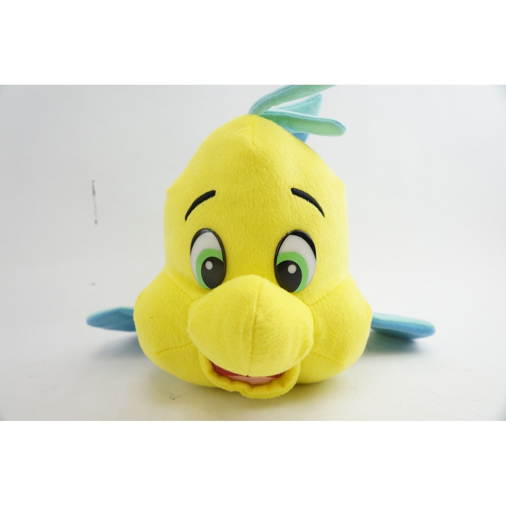 Disney Plush 10in Yellow Flounder The Little Mermaid Disney On Ice New 2001